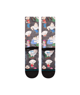 STANCE Family Guy X Stance Family Guy Crew Socks Black Men's Socks Stance 