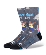 STANCE Family Guy X Stance Family Guy Crew Socks Black Men's Socks Stance 