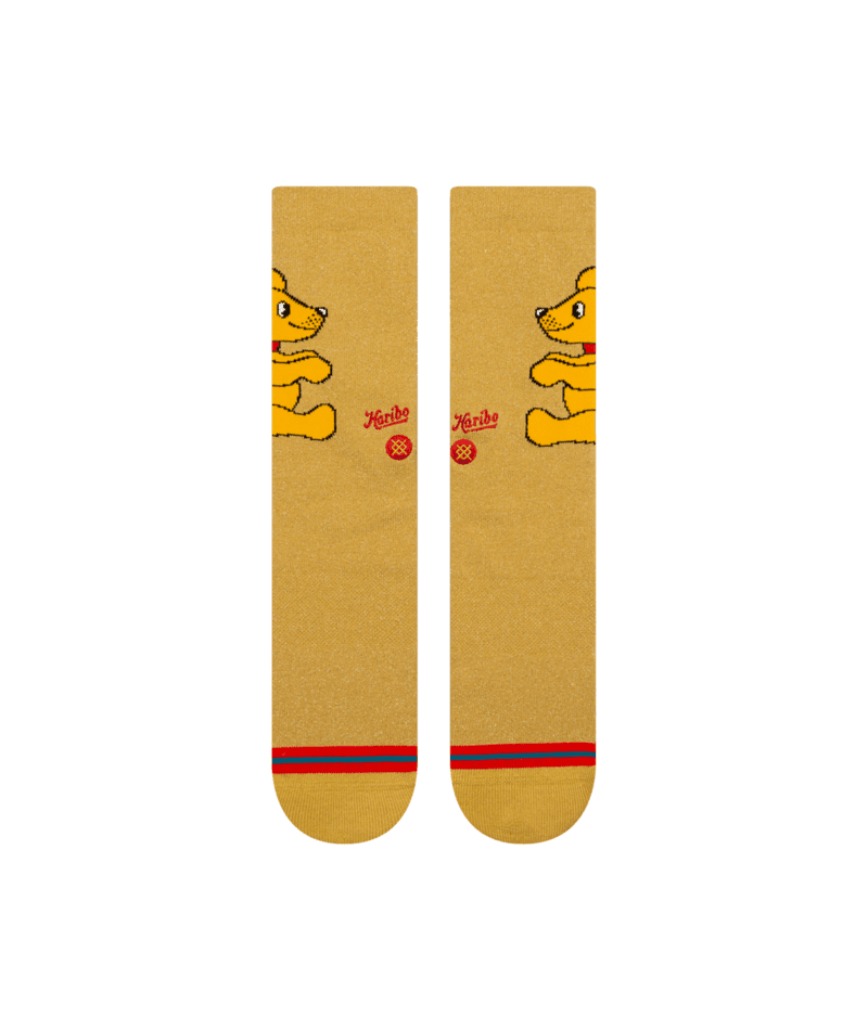 STANCE Haribo X Stance Gummiebear Crew Socks Gold Men's Socks Stance 