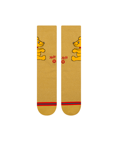 STANCE Haribo X Stance Gummiebear Crew Socks Gold Men's Socks Stance 