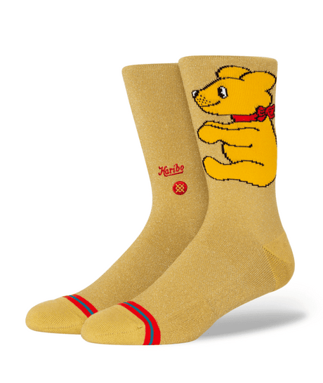STANCE Haribo X Stance Gummiebear Crew Socks Gold Men's Socks Stance 