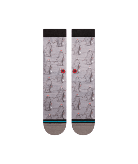 STANCE Happy Holideath Crew Socks Grey Men's Socks Stance 