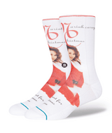 STANCE Mariah Carey X Stance Make My Wish Come True Crew Socks White Men's Socks Stance 