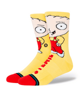 STANCE Family Guy X Stance Stewie Crew Socks Yellow Men's Socks Stance 