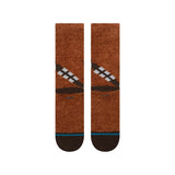STNACE Star Wars x Stance Chewie Crew Socks Brown Men's Socks Stance 