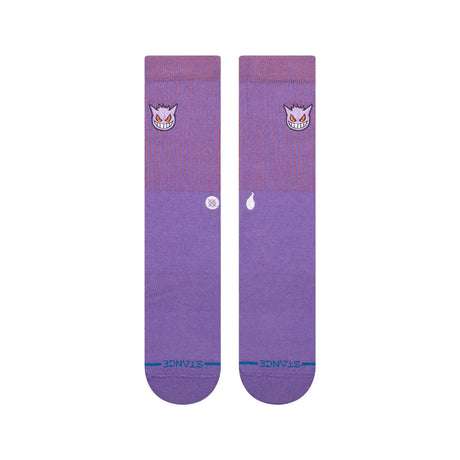 STANCE Pokemon x Stance Gengar Crew Socks Purple Men's Socks Stance 