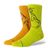 STANCE The Grinch x Stance Grinch And Max Crew Socks Green Men's Socks Stance 