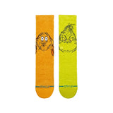 STANCE The Grinch x Stance Grinch And Max Crew Socks Green Men's Socks Stance 