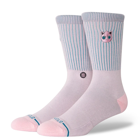 STANCE Pokemon x Stance Jigglypuff Crew Socks Pink Men's Socks Stance 