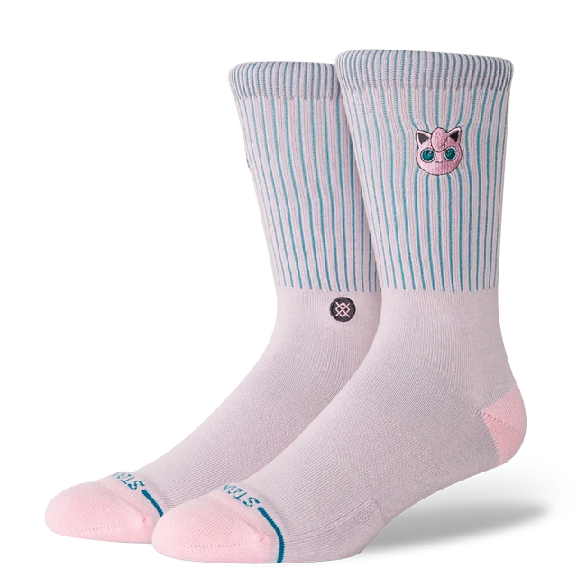 STANCE Pokemon x Stance Jigglypuff Crew Socks Pink Men's Socks Stance 