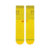 STANCE Pokemon x Stance Pikachu Crew Socks Yellow Men's Socks Stance 