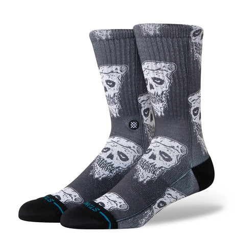 STANCE Pizza Face Crew Socks Whiteblack Men's Socks Stance 
