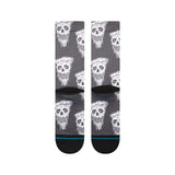 STANCE Pizza Face Crew Socks Whiteblack Men's Socks Stance 