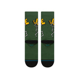 STANCE Welcome Skateboards x Stance Welcome Wilbur Crew Socks Green Men's Socks Stance 