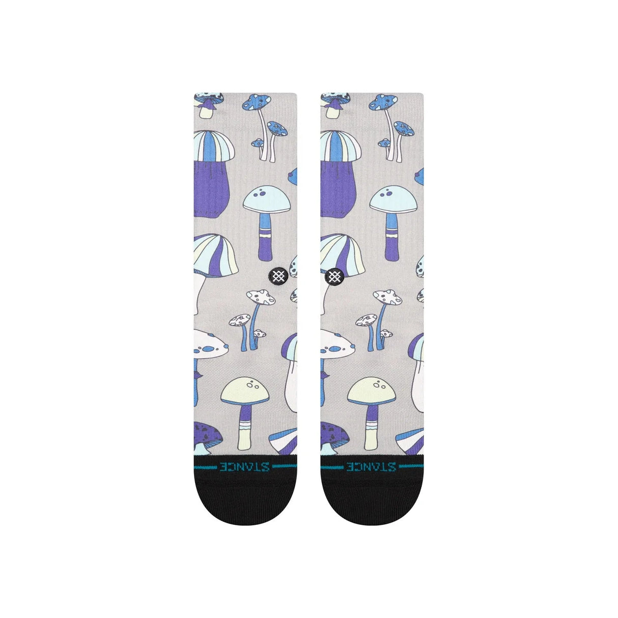STANCE Microbial Crew Socks String Grey Men's Socks Stance 