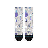 STANCE Microbial Crew Socks String Grey Men's Socks Stance 
