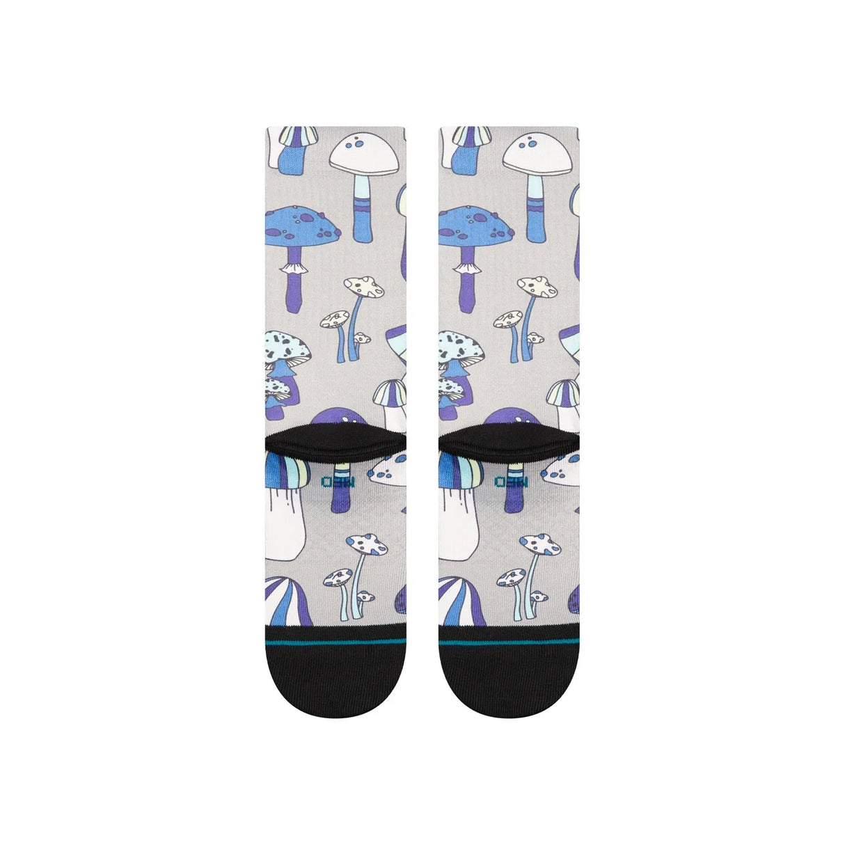 STANCE Microbial Crew Socks String Grey Men's Socks Stance 