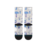 STANCE Microbial Crew Socks String Grey Men's Socks Stance 