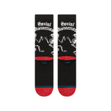 STANCE Social Distortion x Stance Skelly Dancing Crew Socks Black Men's Socks Stance 