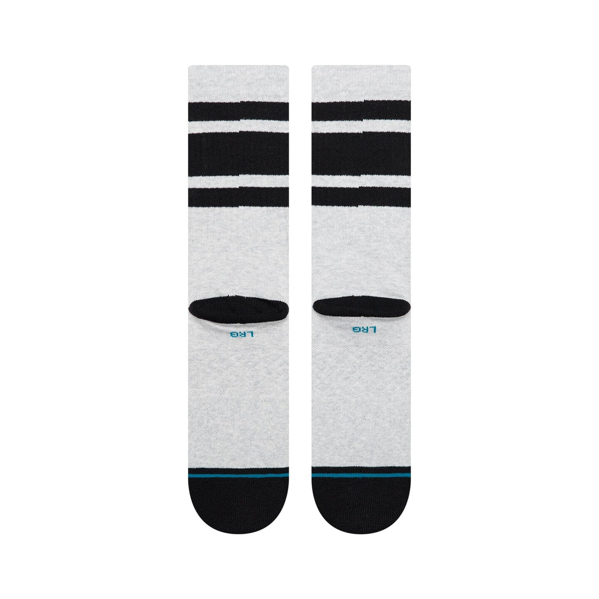 STANCE Boyd Skull Crew Socks Heather Grey Men's Socks Stance 