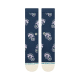 STANCE Gecko Crew Socks Purple Men's Socks Stance 