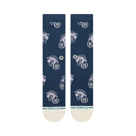 STANCE Gecko Crew Socks Purple Men's Socks Stance 