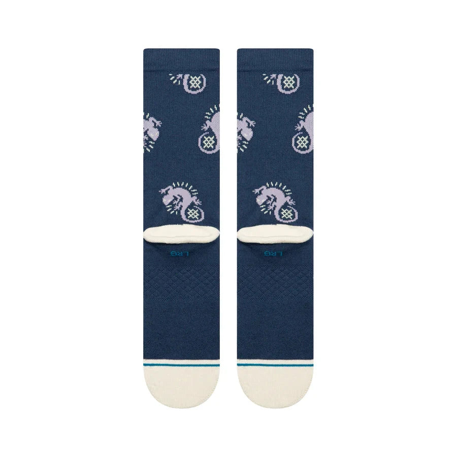 STANCE Gecko Crew Socks Purple Men's Socks Stance 