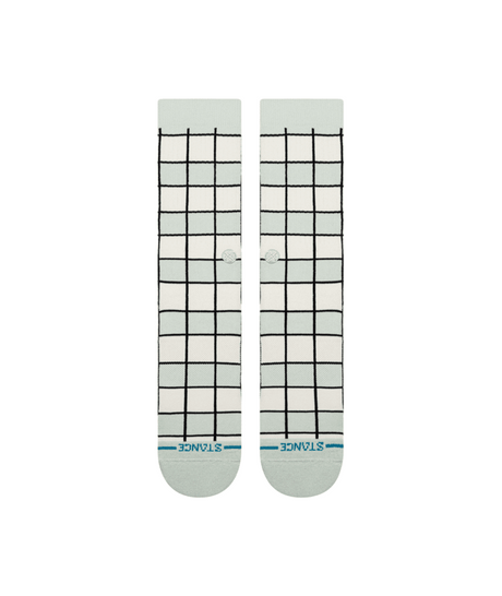 STANCE Kitchen Tile Crew Socks Lt Blue Men's Socks Stance 
