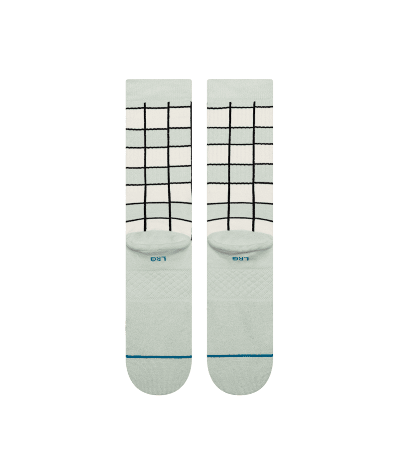 STANCE Kitchen Tile Crew Socks Lt Blue Men's Socks Stance 