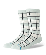 STANCE Kitchen Tile Crew Socks Lt Blue Men's Socks Stance 