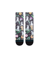 STANCE Todd Francis X Stance Just Flocked Crew Socks Black Men's Socks Stance 