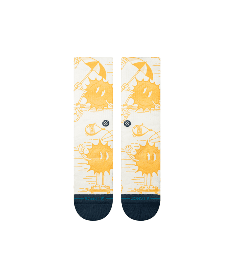 STANCE Sonnys Crew Socks Yellow Men's Socks Stance 