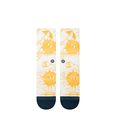 STANCE Sonnys Crew Socks Yellow Men's Socks Stance 