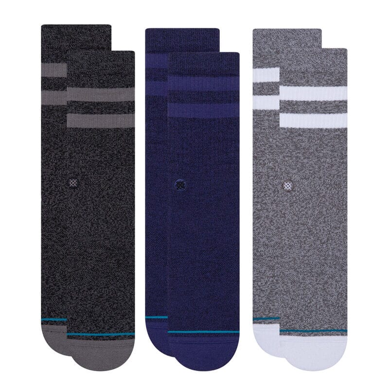 STANCE The Joven Crew Socks 3 Pack Grey Men's Socks Stance 