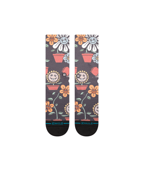 STANCE Planted Crew Socks Black Men's Socks Stance 