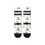 STANCE Surfin Monkey Crew Socks White Men's Socks Stance 