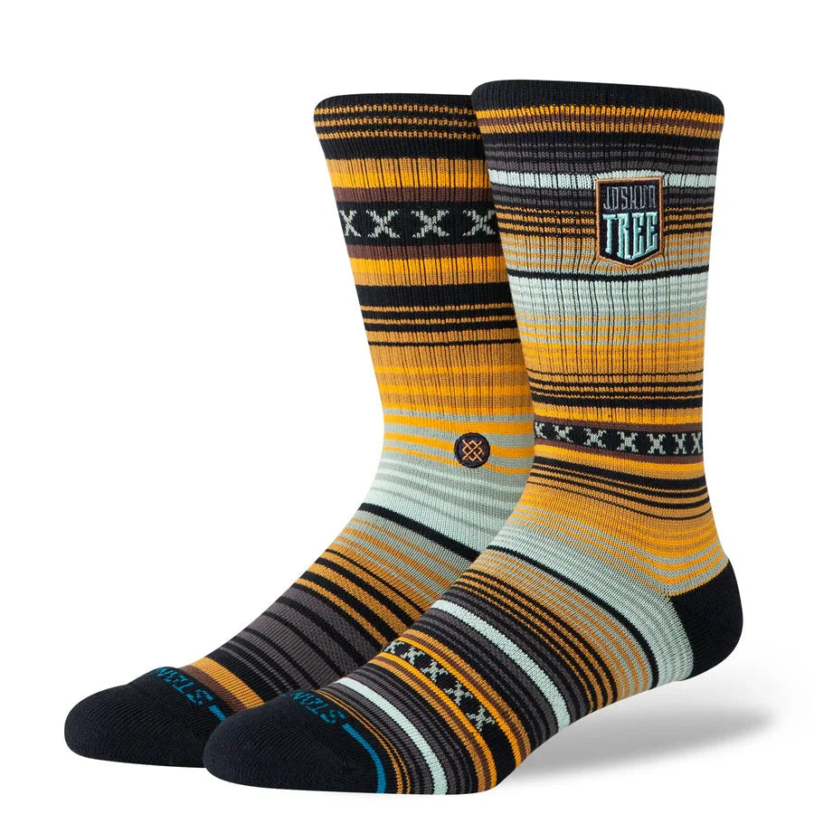 STANCE National Parks X Stance Curren Parks Crew Sock Gold Men's Socks Stance 