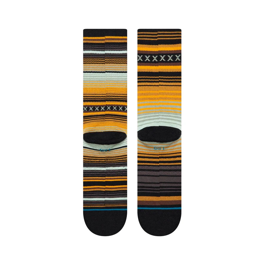 STANCE National Parks X Stance Curren Parks Crew Sock Gold Men's Socks Stance 