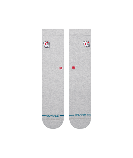 STANCE Hit Me Crew Socks Heather Grey Men's Socks Stance 