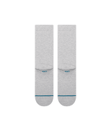 STANCE Hit Me Crew Socks Heather Grey Men's Socks Stance 