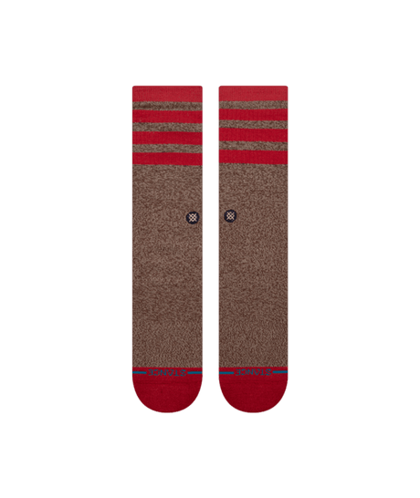 STANCE Sock Monkey Crew Socks Brown Men's Socks Stance 