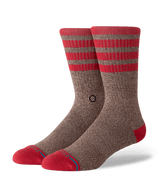 STANCE Sock Monkey Crew Socks Brown Men's Socks Stance 