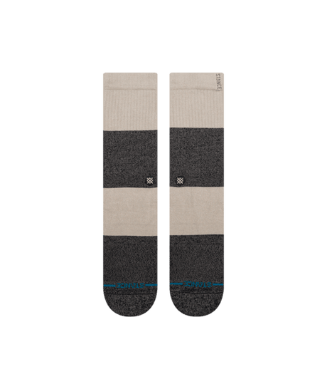 STANCE Twist Stripe Crew Socks Grey Men's Socks Stance 