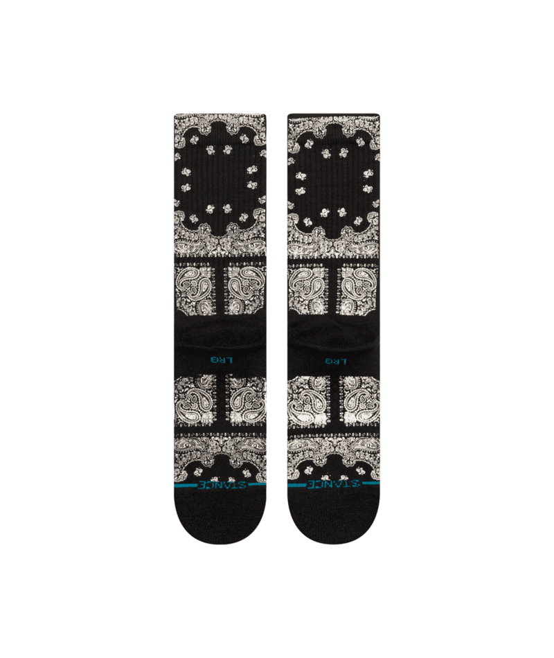 STANCE Lonesome Town Crew Socks Black Men's Socks Stance 