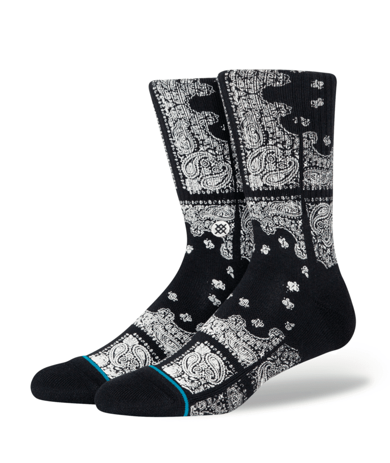 STANCE Lonesome Town Crew Socks Black Men's Socks Stance 