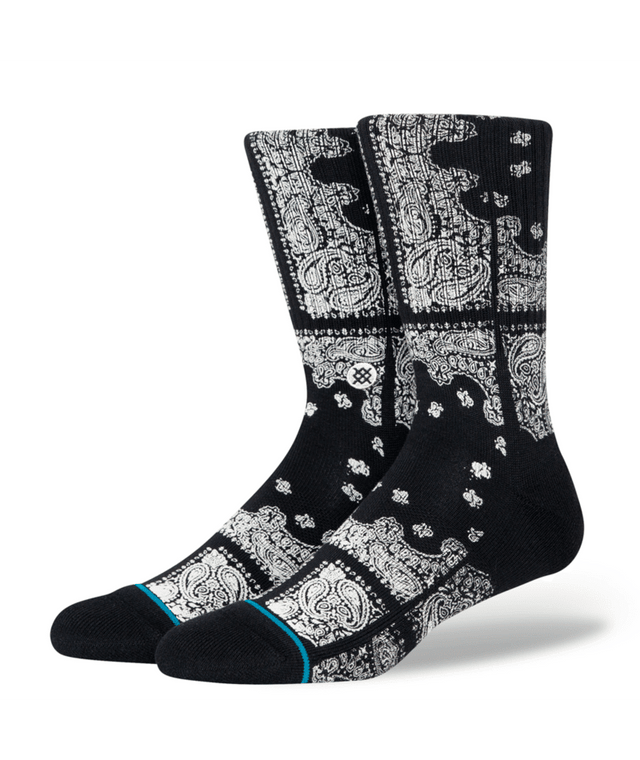STANCE Lonesome Town Crew Socks Black Men's Socks Stance 