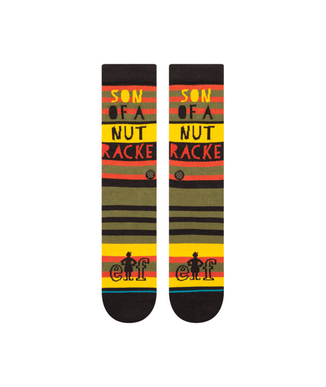 STANCE Elf X Stance Son Of A Crew Socks Black Men's Socks Stance 