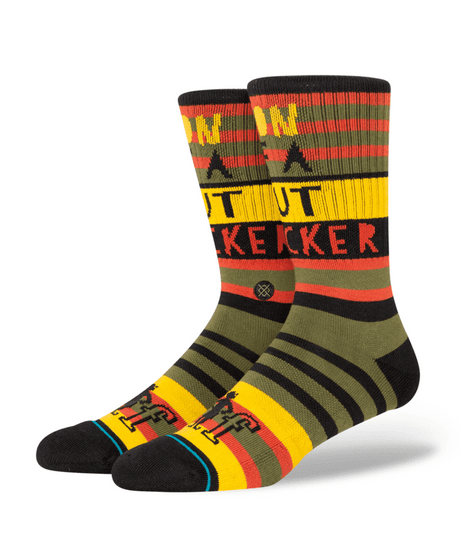 STANCE Elf X Stance Son Of A Crew Socks Black Men's Socks Stance 