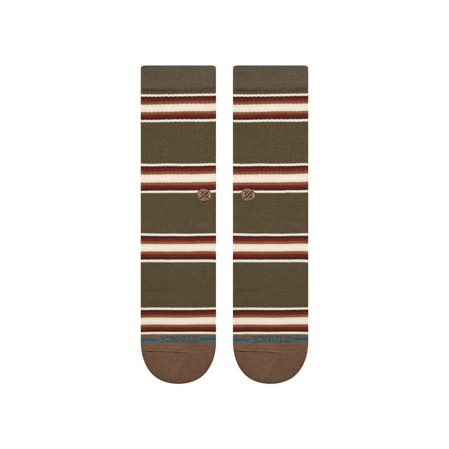 STANCE Hill Top Socks Dark Green Men's Socks Stance 