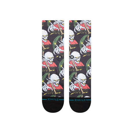 STANCE Palm Slayer Crew Socks Black Men's Socks Stance 